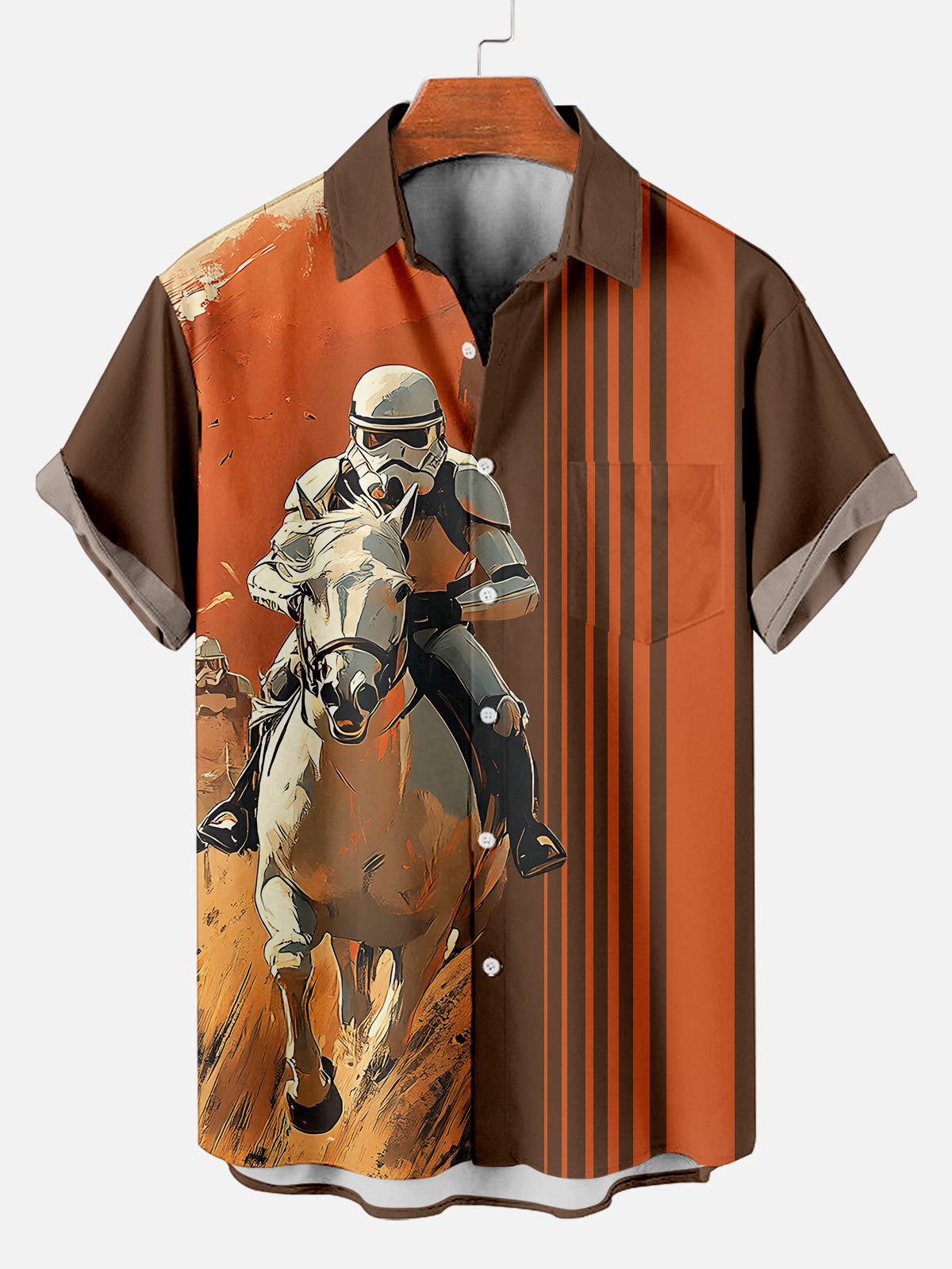 Men's Classic Movie Graphic Short Sleeve Shirt