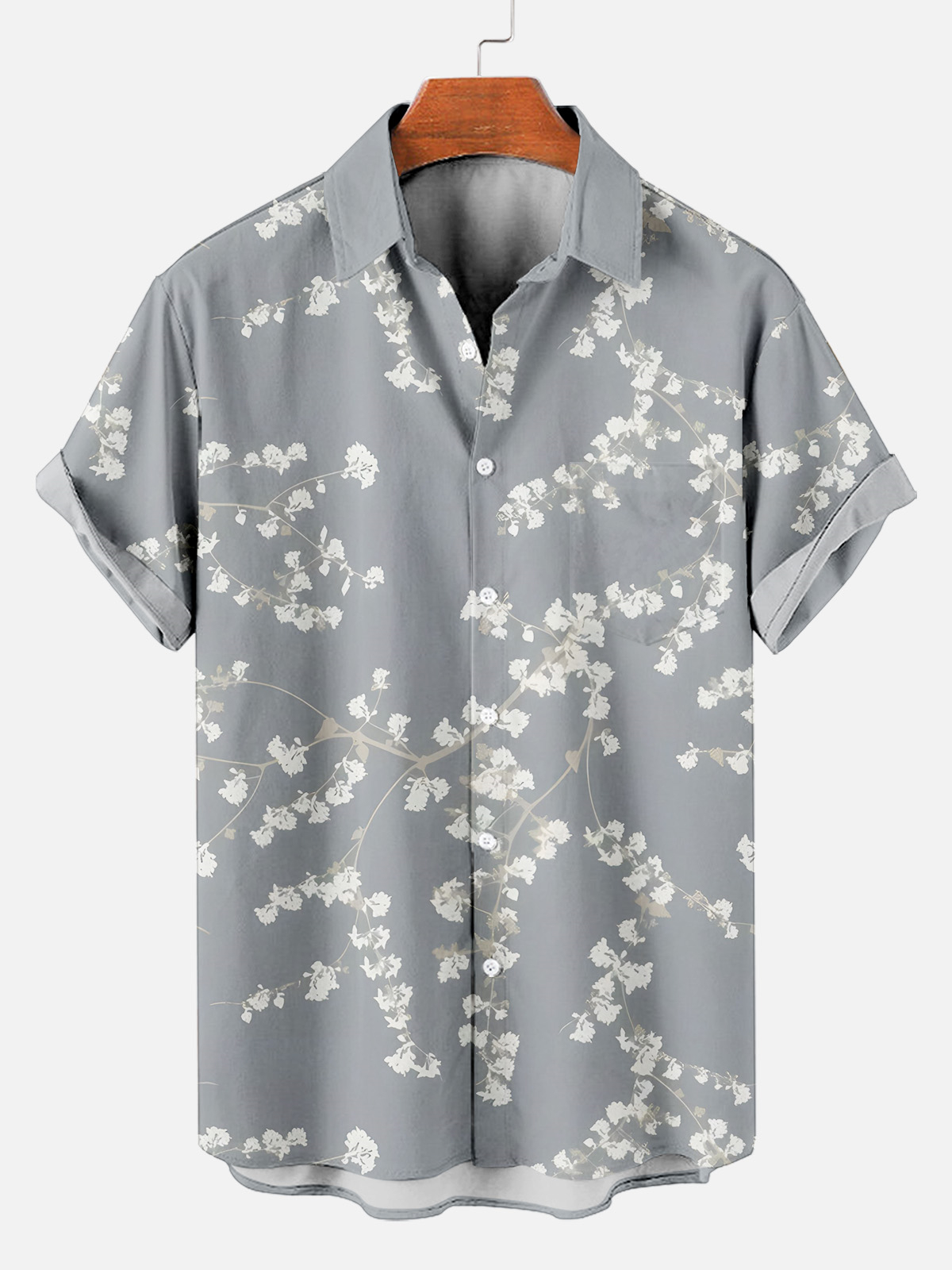 Men's Vintage Hawaiian Short Sleeve Shirt