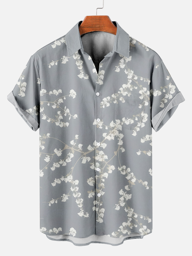 Men's Vintage Hawaiian Short Sleeve Shirt