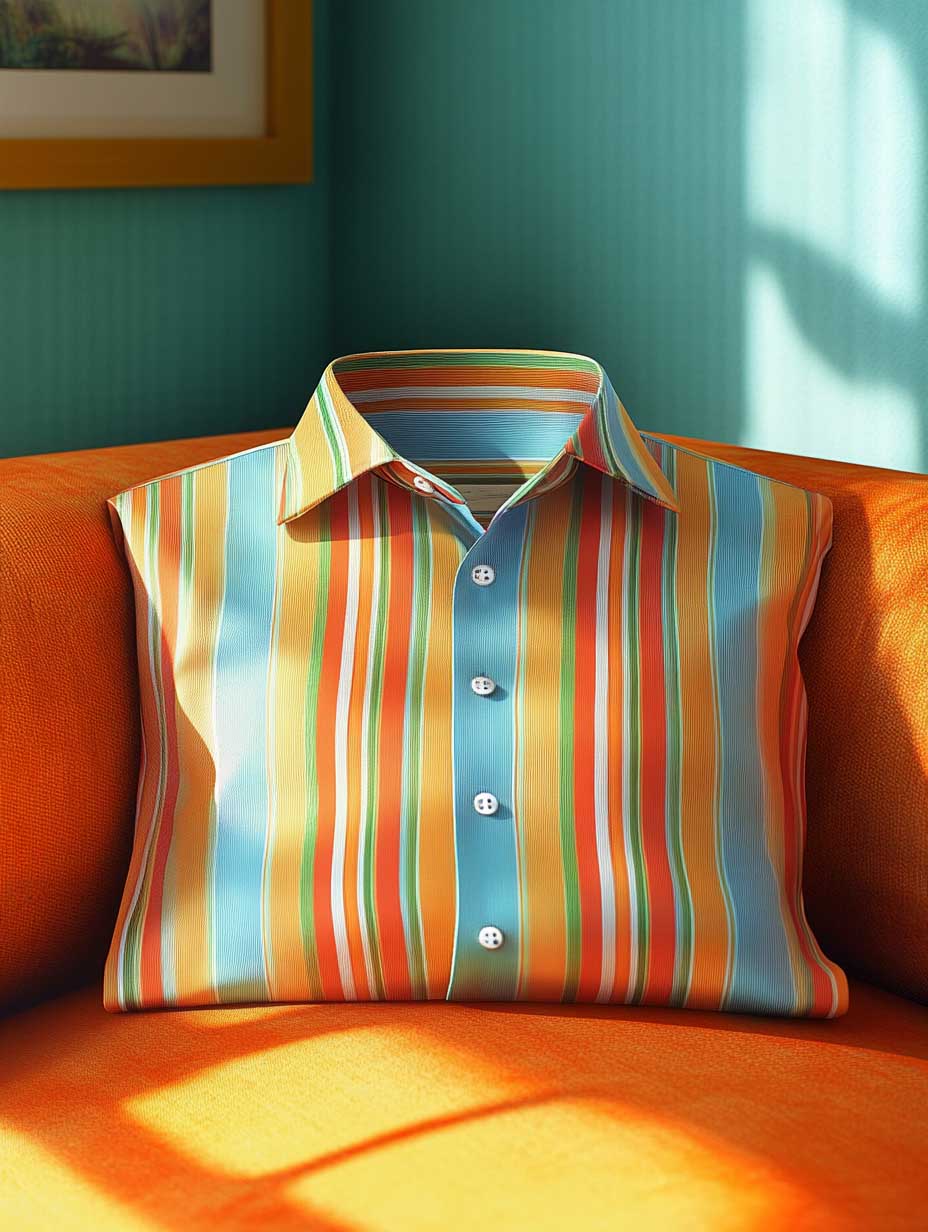 Men's Business Casual Button-Down Shirt