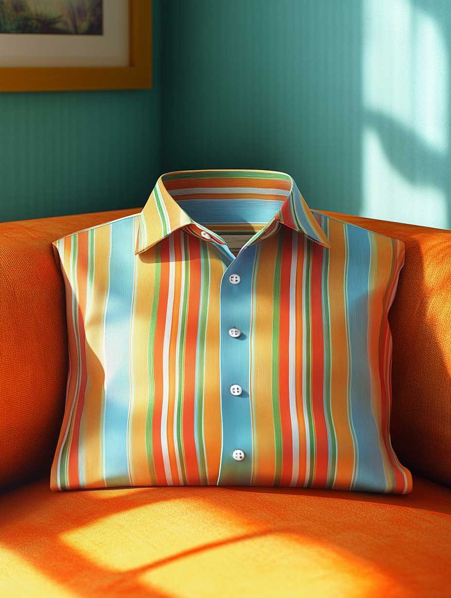 Men's Business Casual Button-Down Shirt