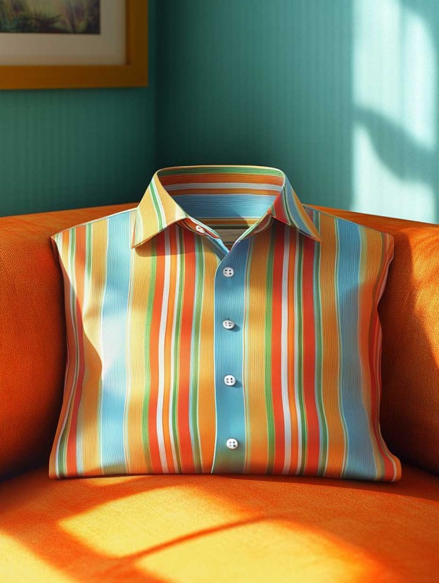 Men's Business Casual Button-Down Shirt