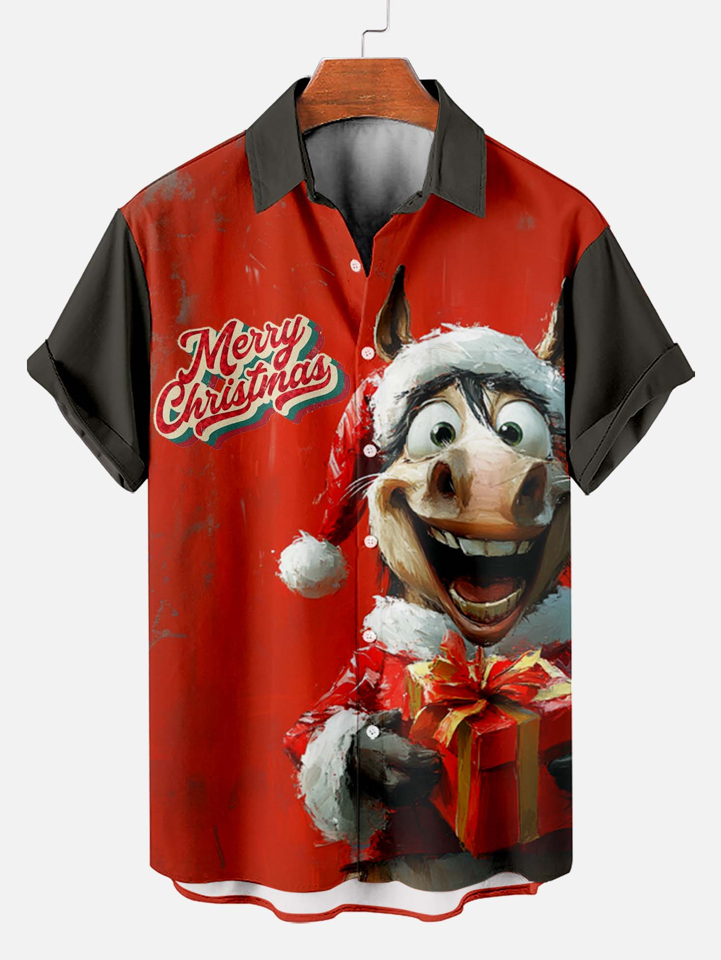 Men's Fun Cartoon Graphic Short Sleeve Shirt