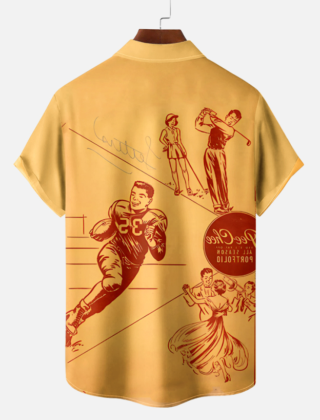 Pop Culture 70's-80s Men's Nostalgia Shirt