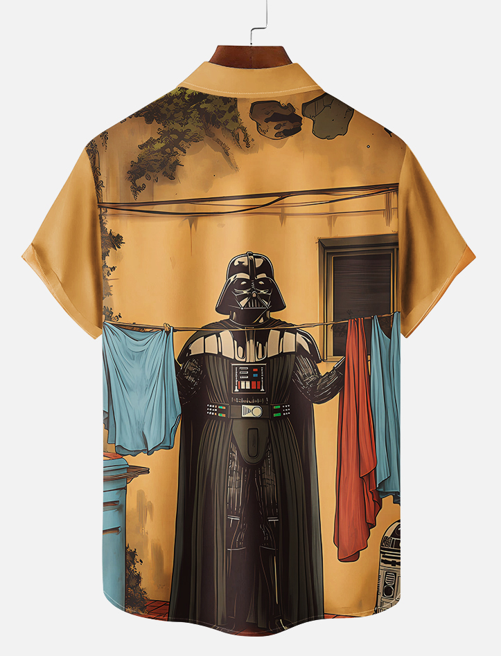 Men's Classic Movie Graphic Short Sleeve Shirt