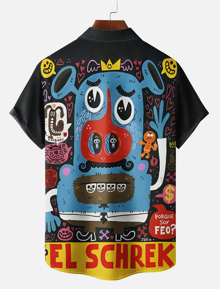 Men's Fun Illustrated Short Sleeve Shirt