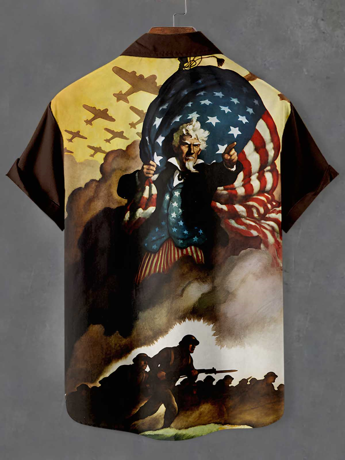 Men's Fun Cartoon Graphic Short Sleeve Shirt