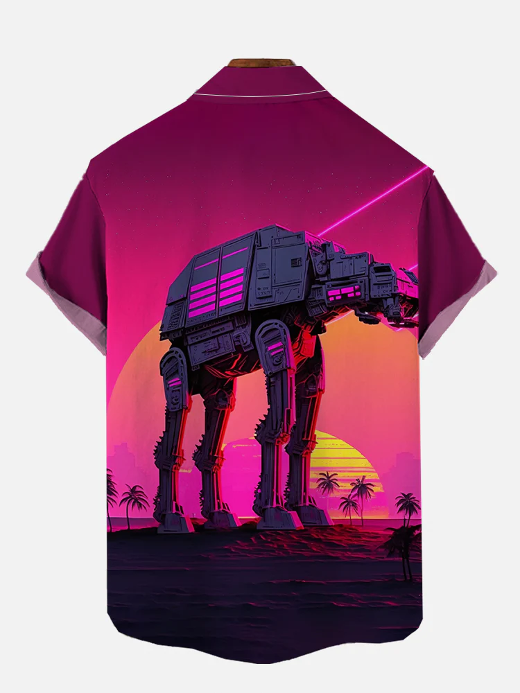 machine graphic short sleeve shirt