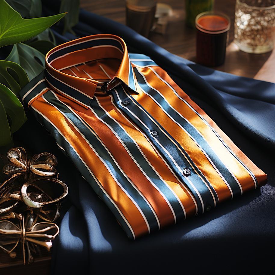 Men's Business Casual Button-Down Shirt