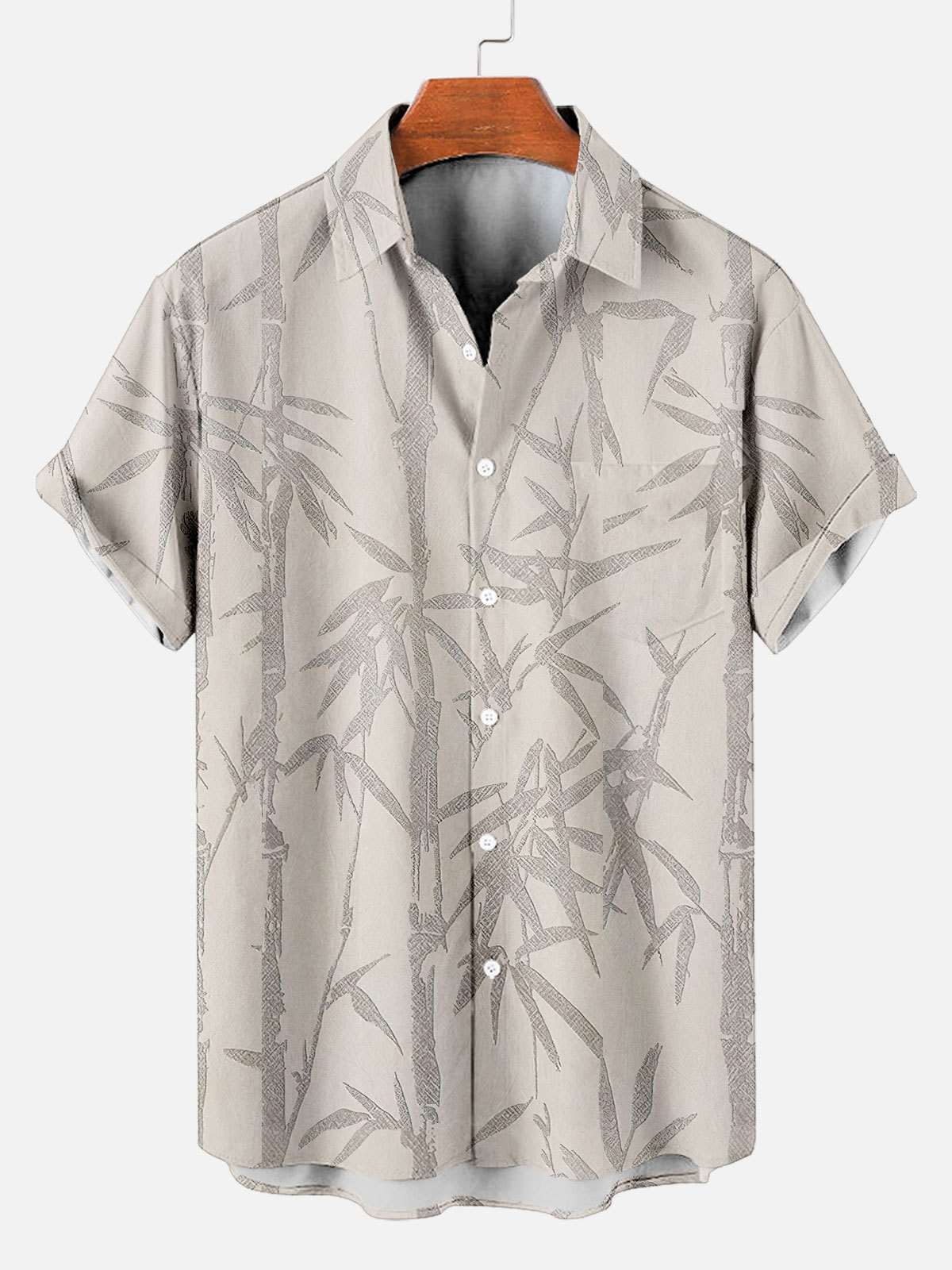 Men's Short Refreshing elegant hawaii Sleeve Shirt 