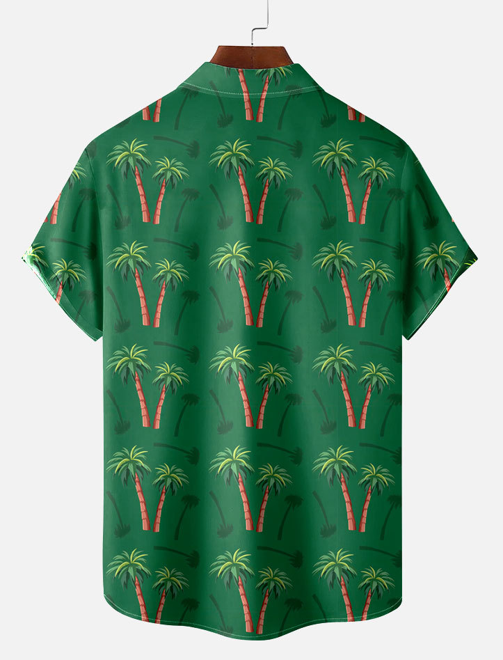 Men's Short Refreshing elegant hawaii Sleeve Shirt 