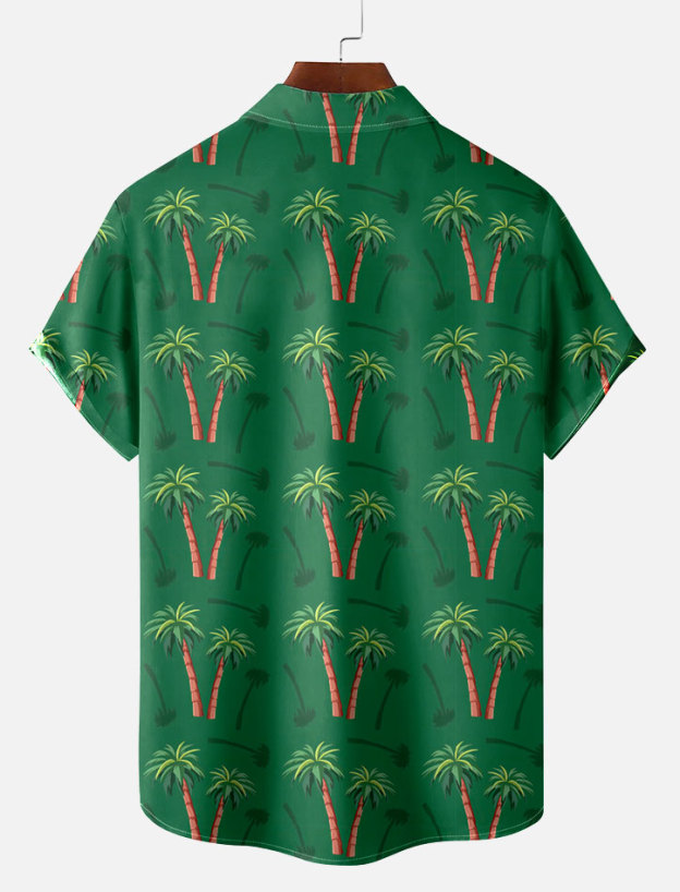 Men's Short Refreshing elegant hawaii Sleeve Shirt 
