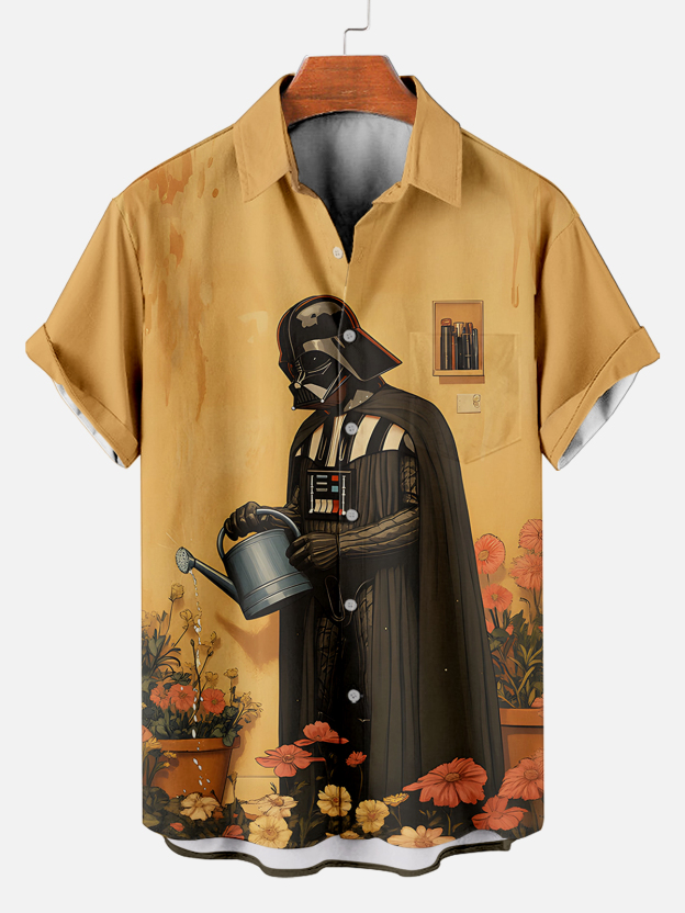 Men's Classic Movie Graphic Short Sleeve Shirt