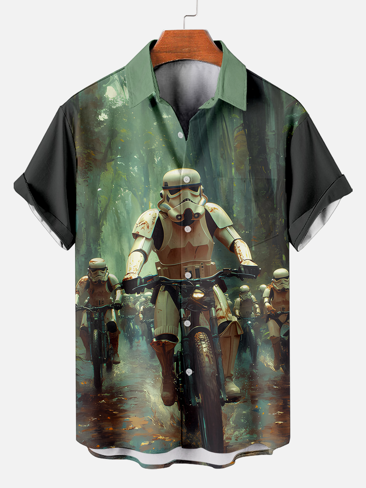 Men's Classic Movie Graphic Short Sleeve Shirt