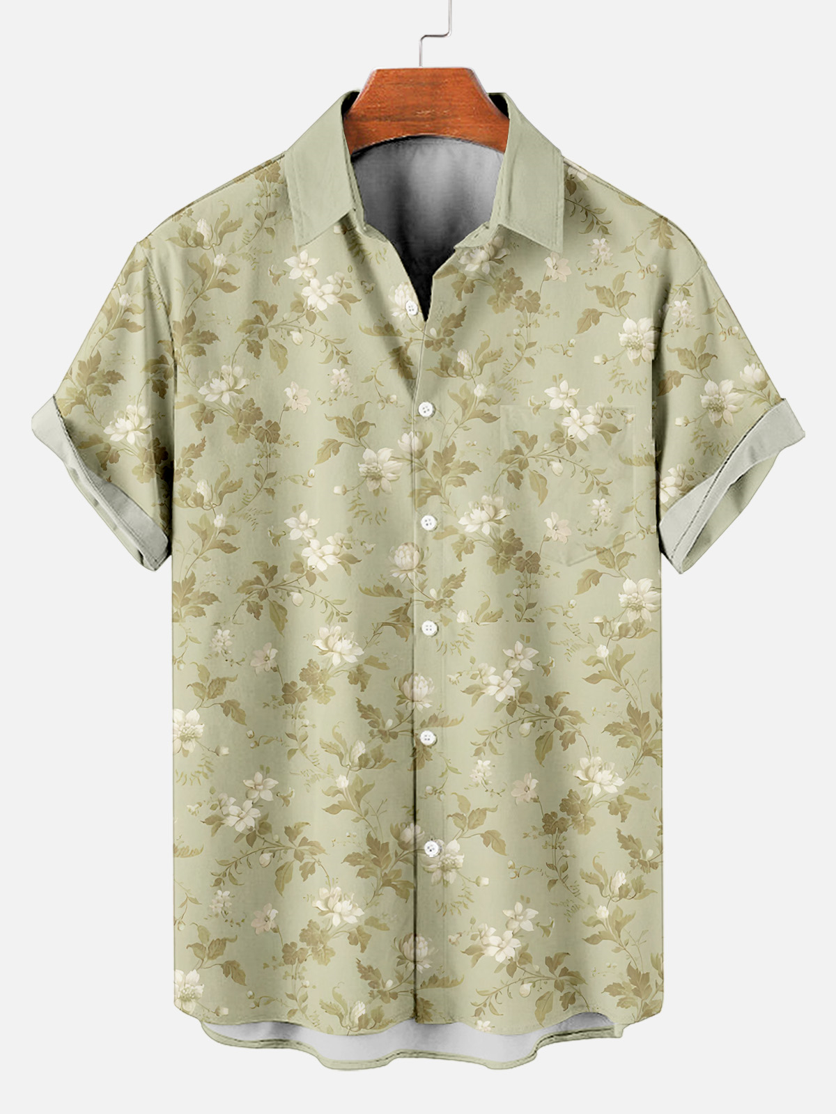 Men's Vintage Hawaiian Short Sleeve Shirt