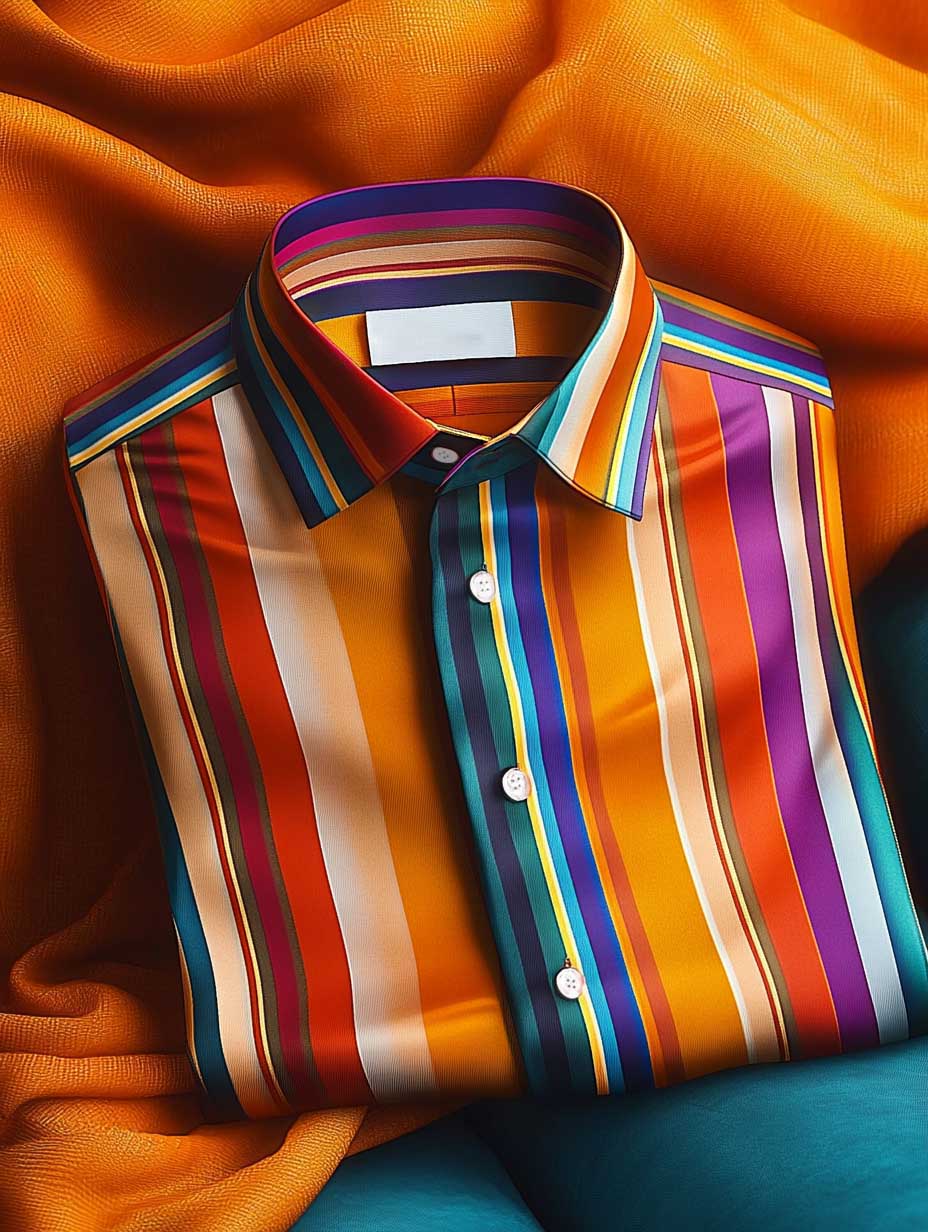 Men's Business Casual Button-Down Shirt