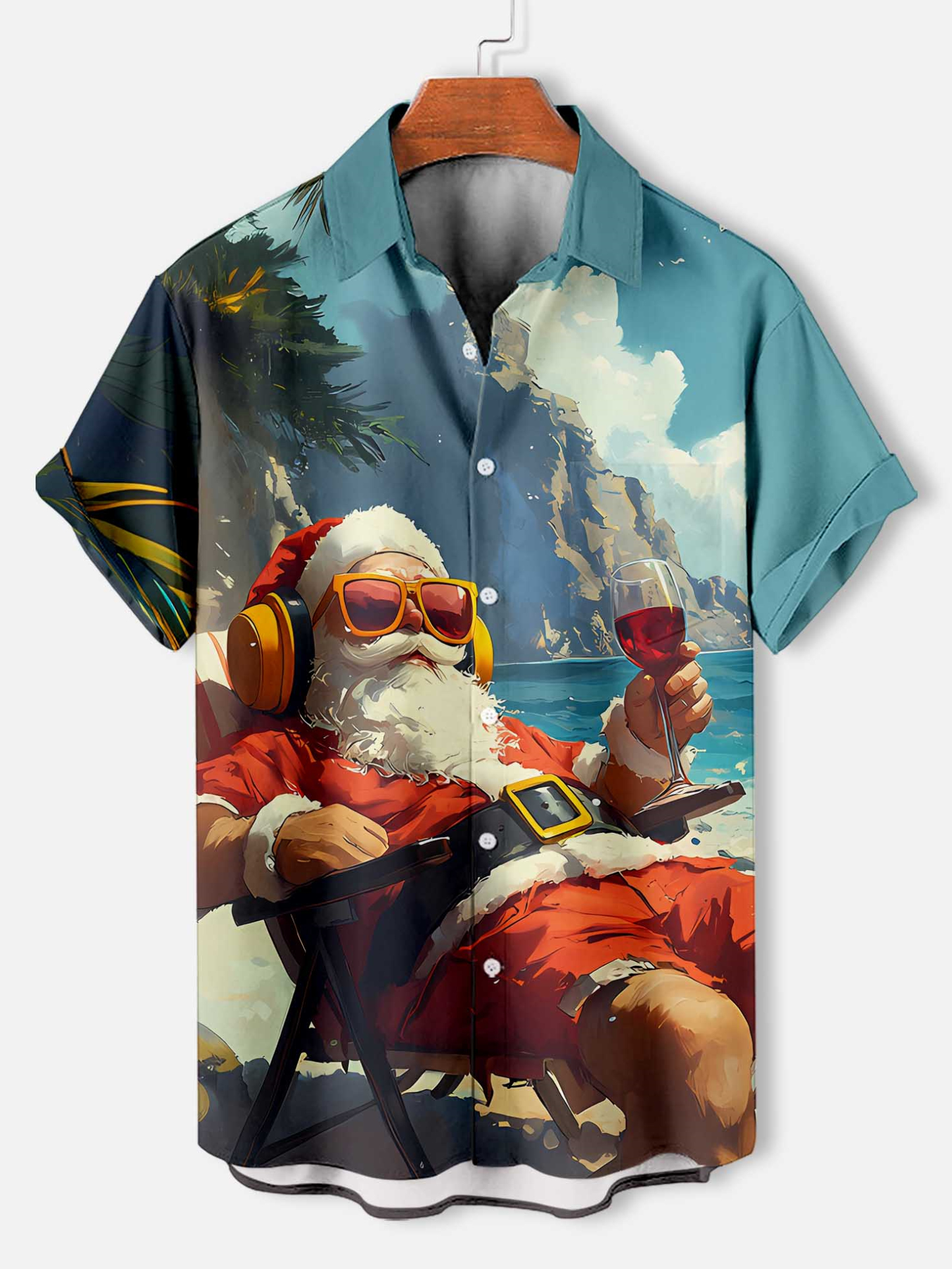Men's Christmas Graphic Short Sleeve Shirt