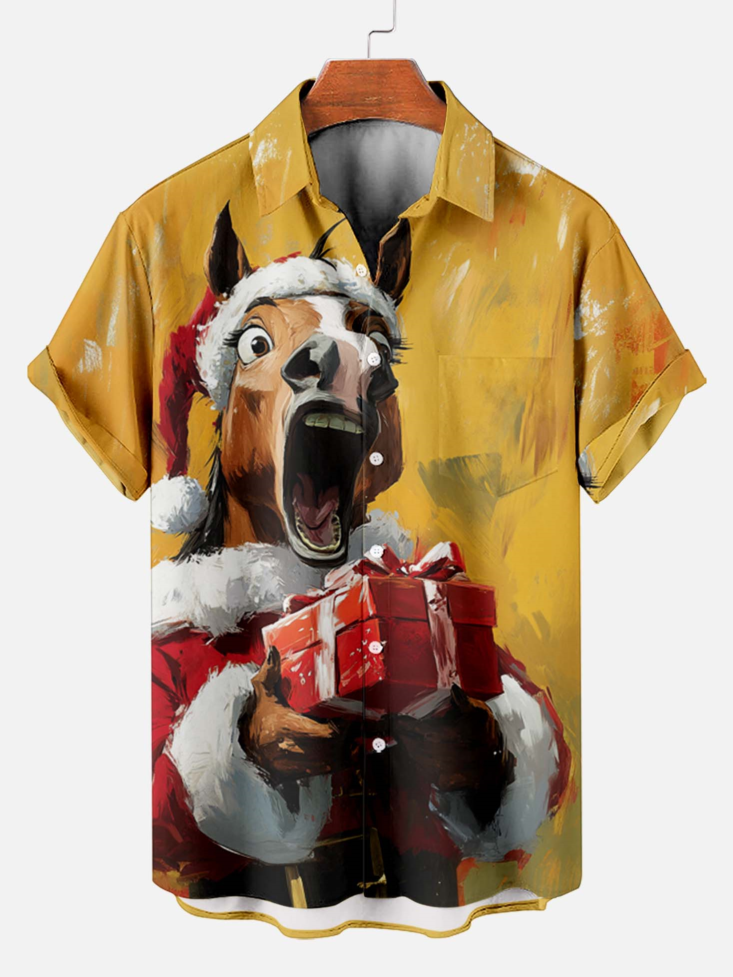 Men's Fun Cartoon Graphic Short Sleeve Shirt