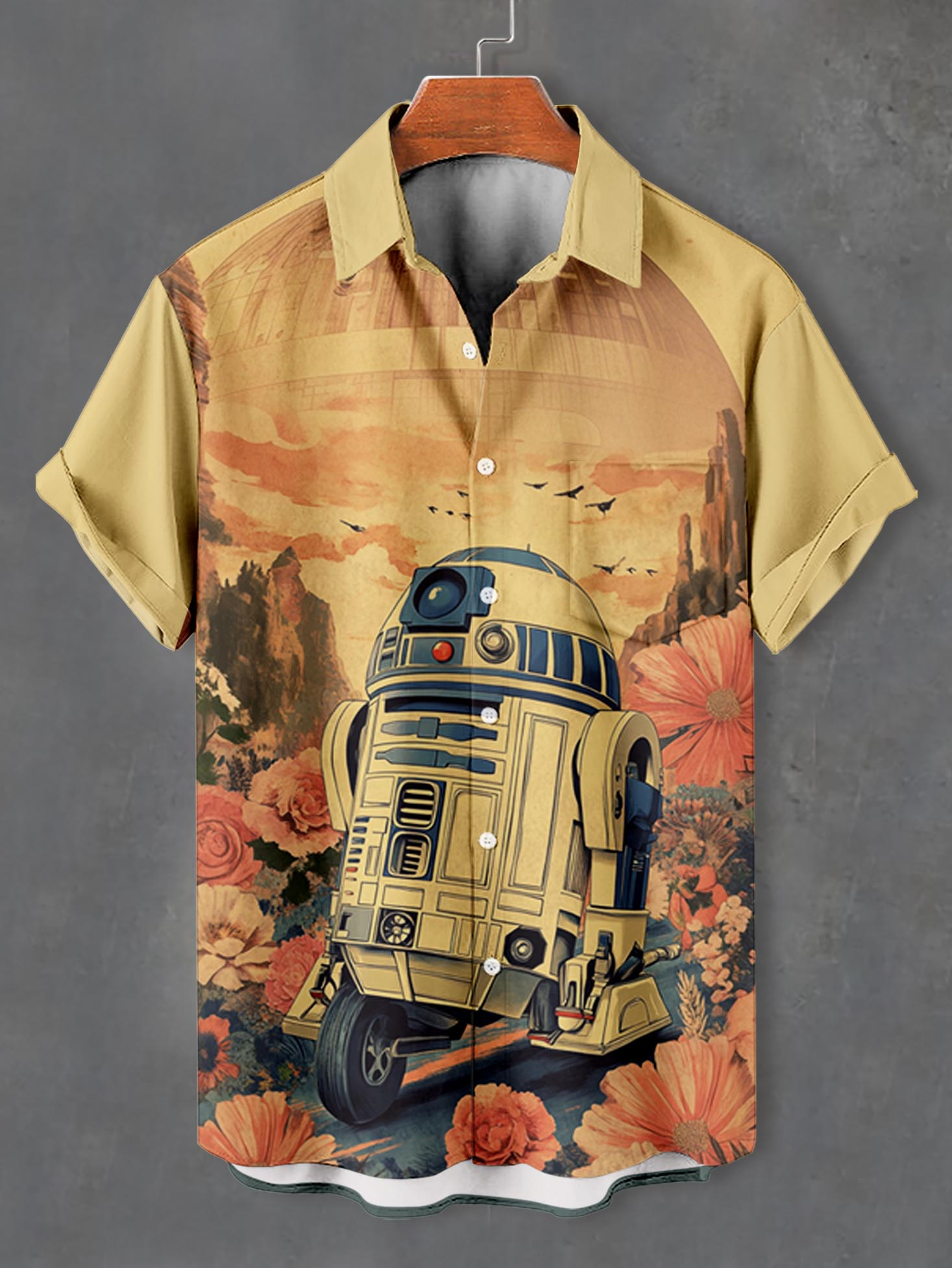 Men's Classic Movie Graphic Short Sleeve Shirt