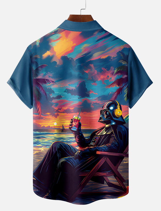 Classic movie graphic short sleeve shirt