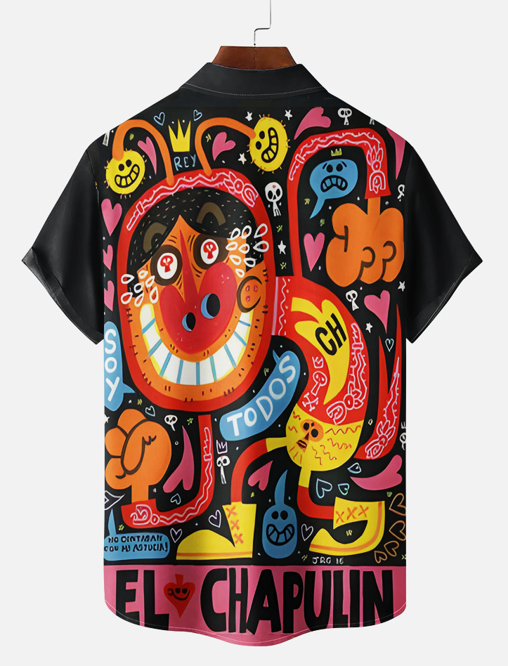 Men's Fun Illustrated Short Sleeve Shirt