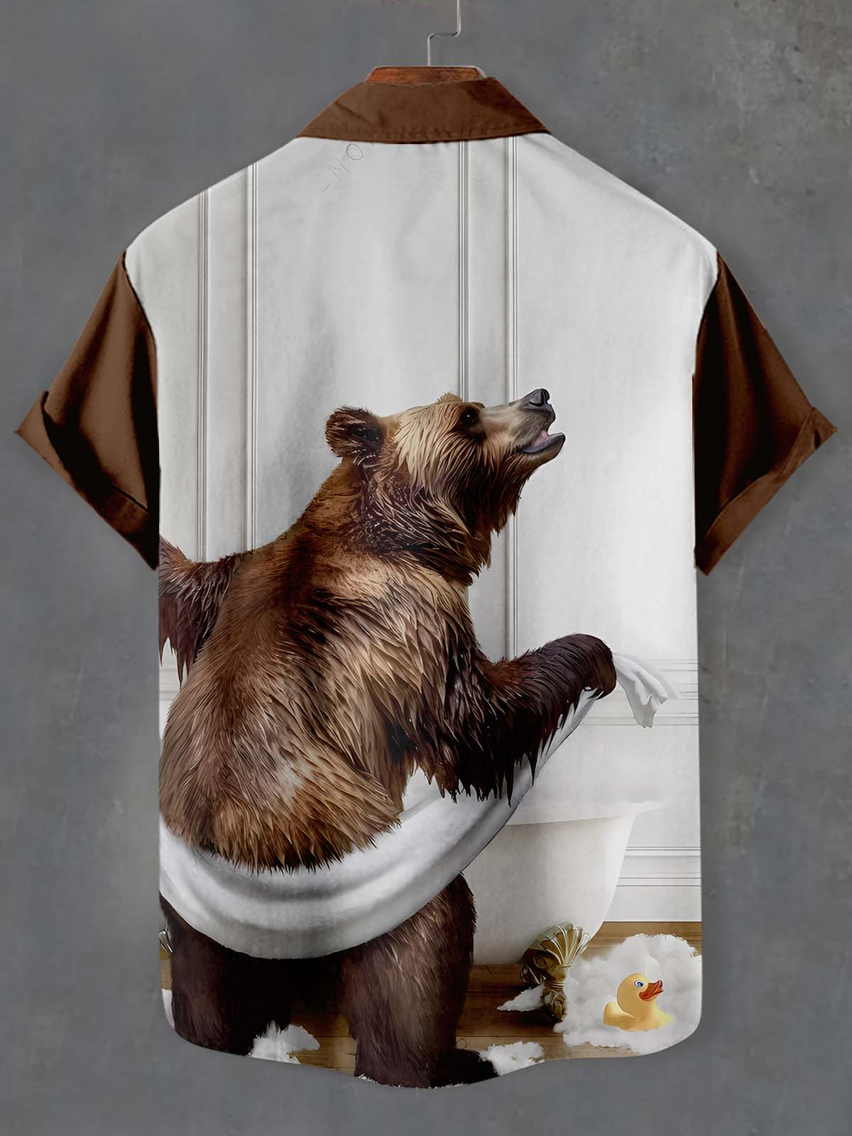 Men's Fun Animal Graphic Short Sleeve Shirt