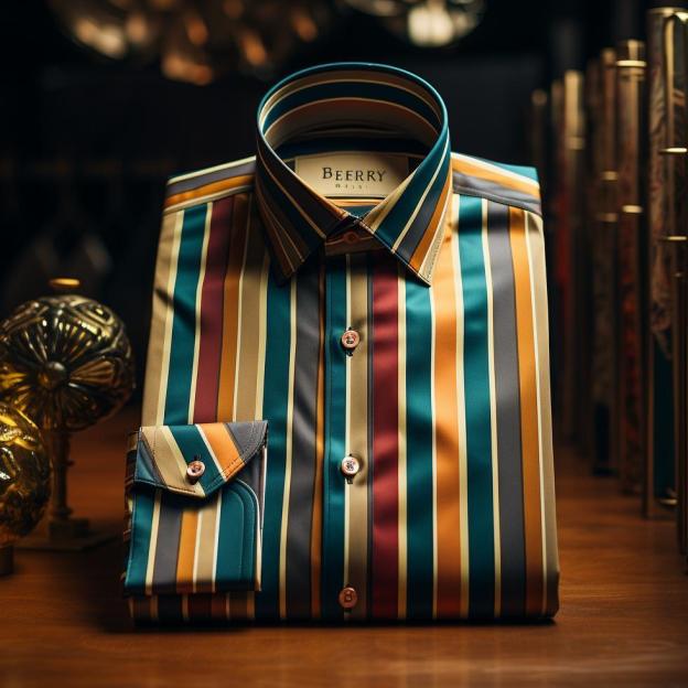 Men's Business Casual Button-Down Shirt