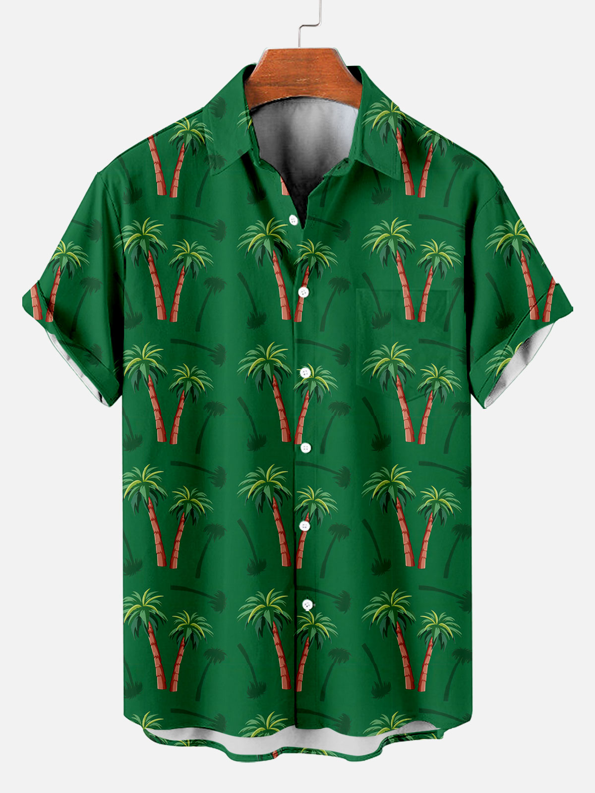 Men's Short Refreshing elegant hawaii Sleeve Shirt 
