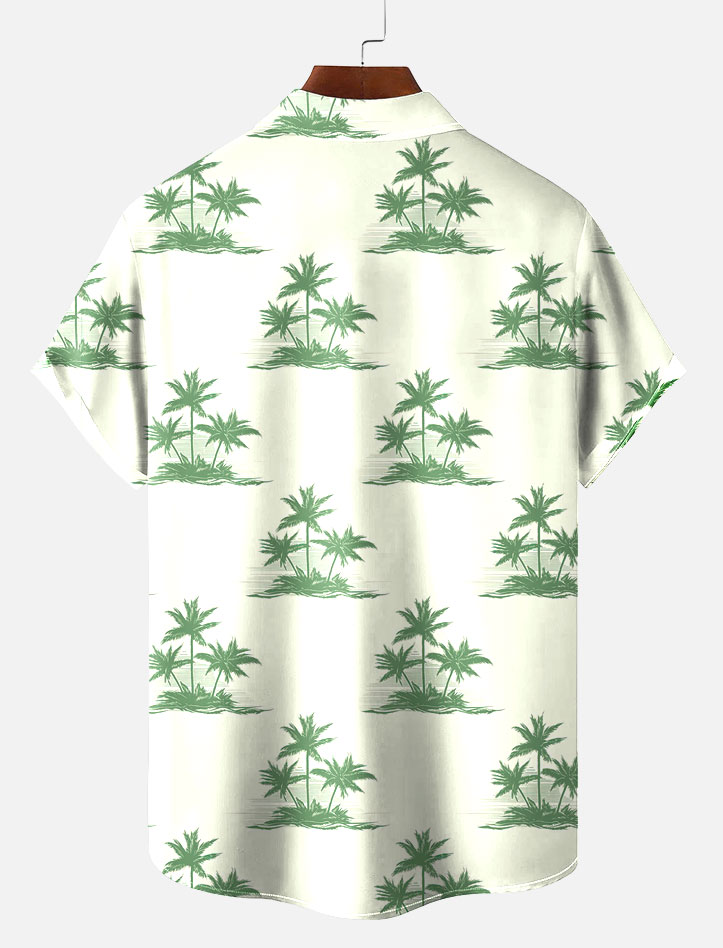 Men's Short Refreshing elegant hawaii Sleeve Shirt 