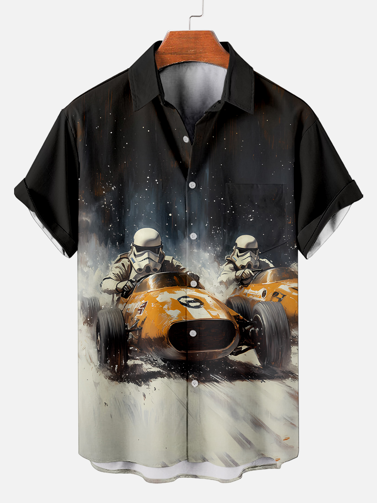 Men's Classic Movie Graphic Short Sleeve Shirt