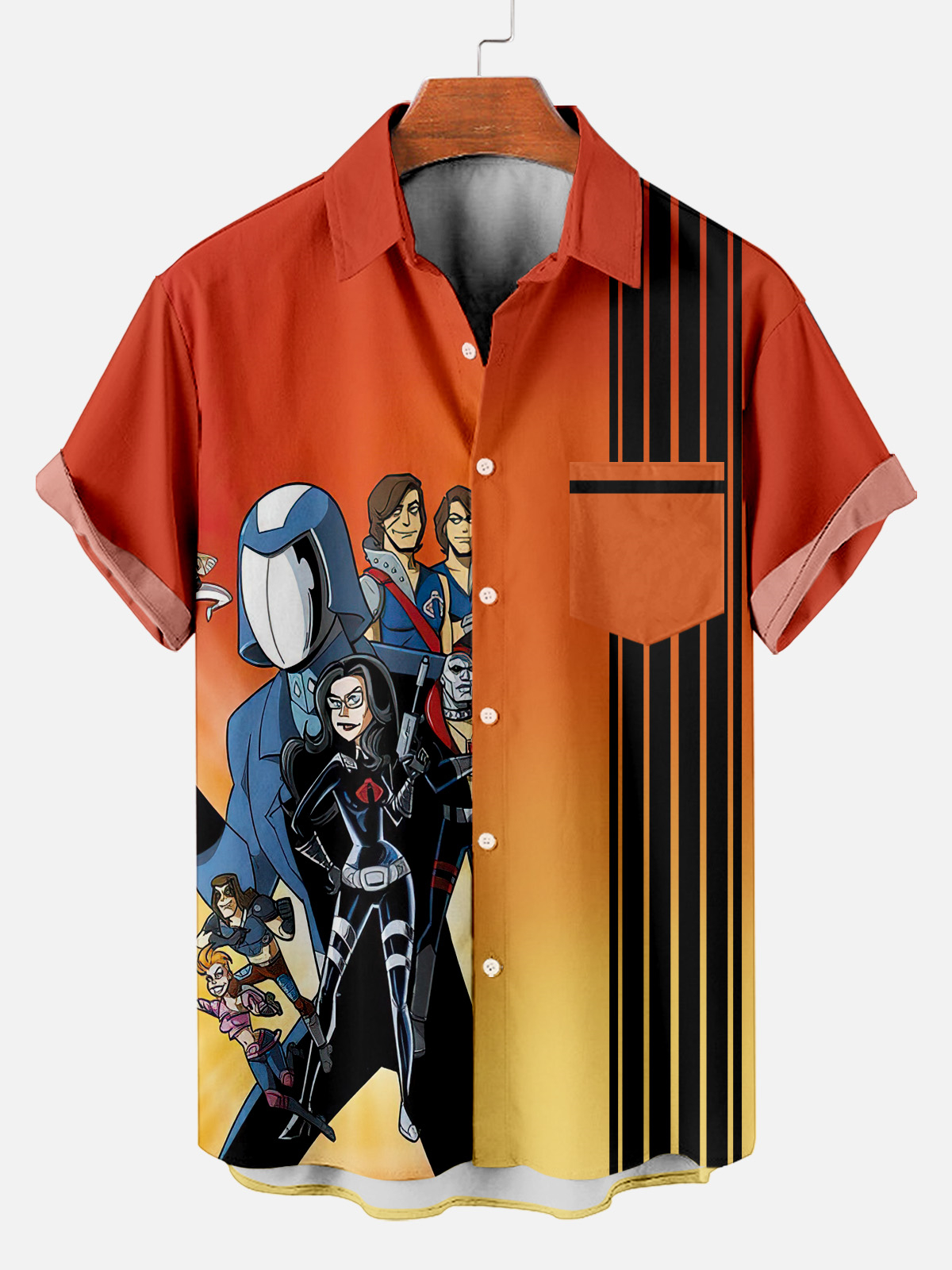 Men's Classic Character Graphic Short Sleeve Shirt