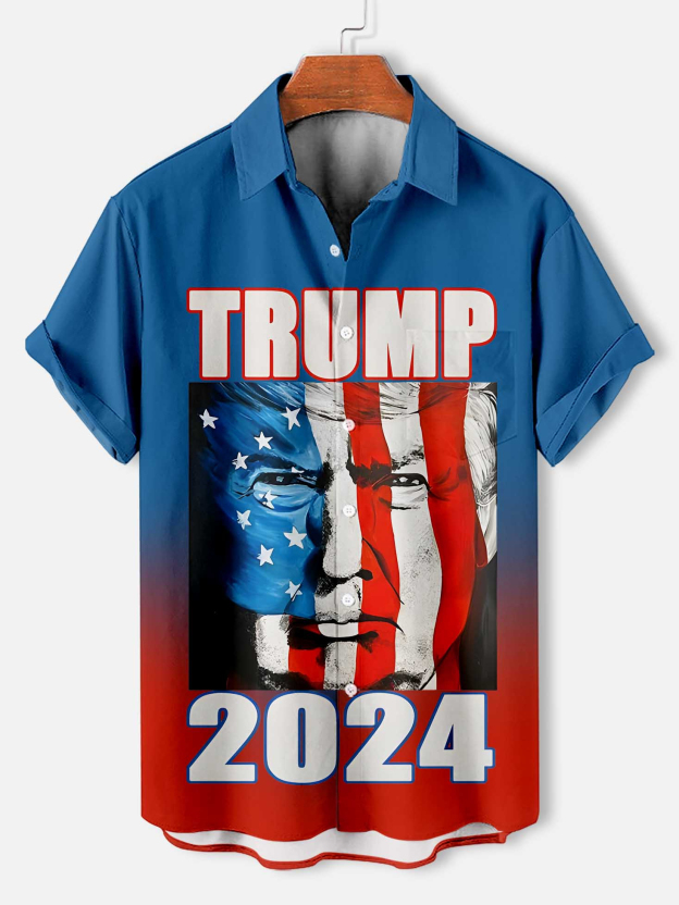 Men's Fun Cartoon Graphic Short Sleeve Shirt