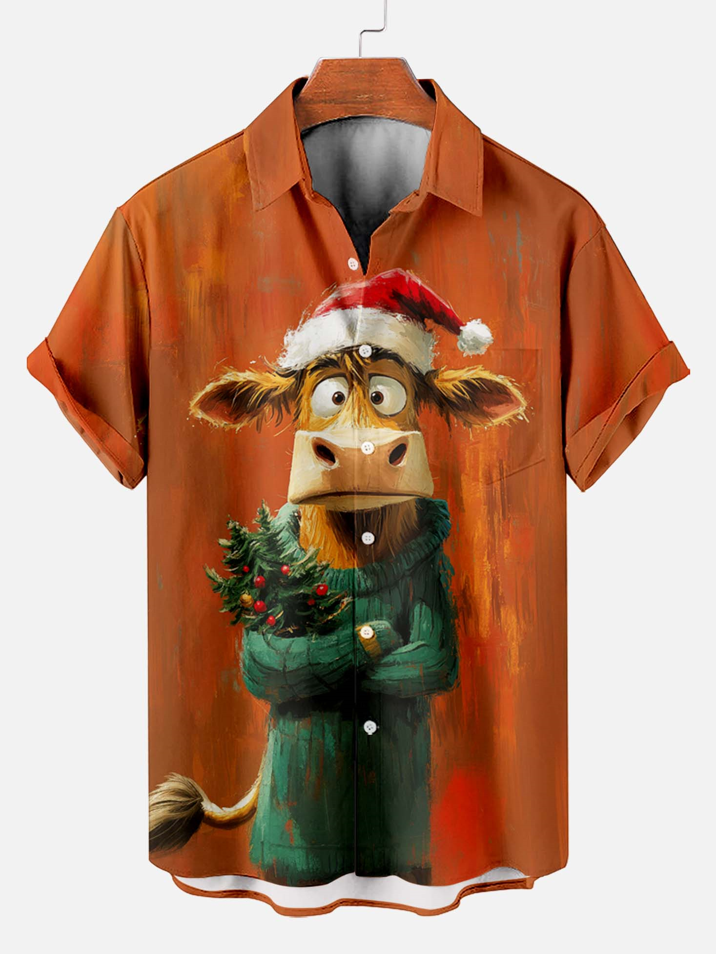 Men's Fun Cartoon Graphic Short Sleeve Shirt