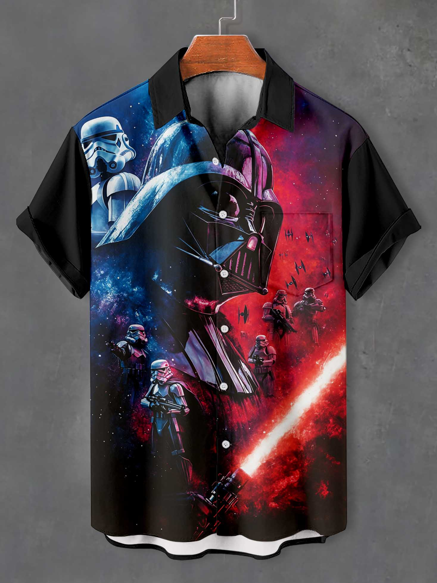 Men's Classic Movie Graphic Short Sleeve Shirt