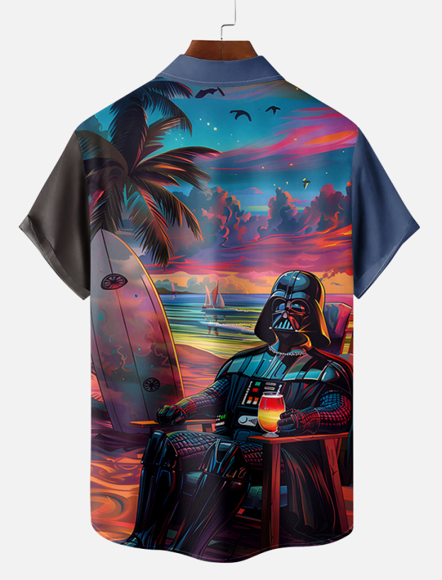 Classic movie graphic short sleeve shirt