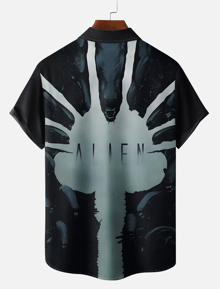 Men's Classic Movie Graphic Short Sleeve Shirt