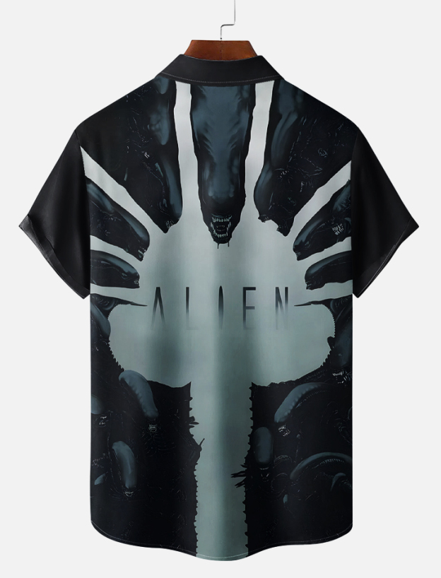 Men's Classic Movie Graphic Short Sleeve Shirt
