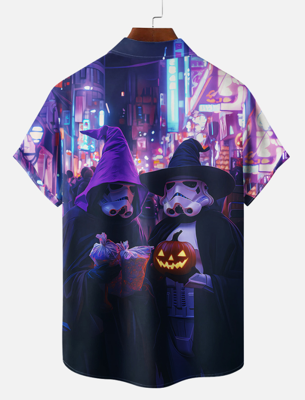 Men's Classic Movie Graphic Short Sleeve Shirt