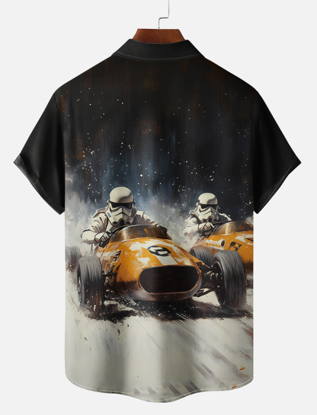 Men's Classic Movie Graphic Short Sleeve Shirt