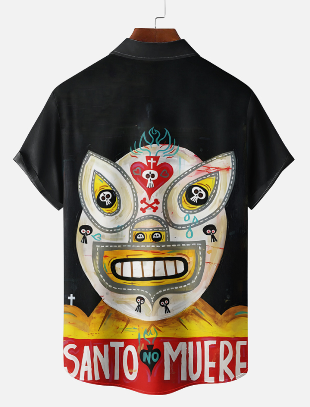 Men's Fun Illustrated Short Sleeve Shirt