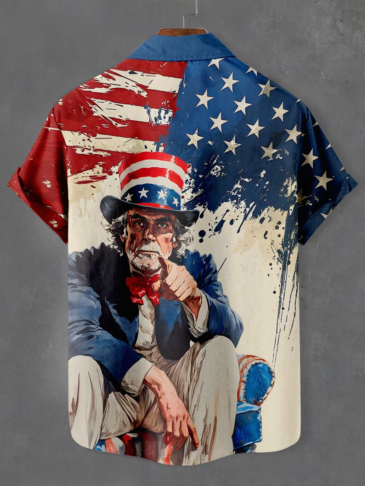 Men's Fun Cartoon Graphic Short Sleeve Shirt