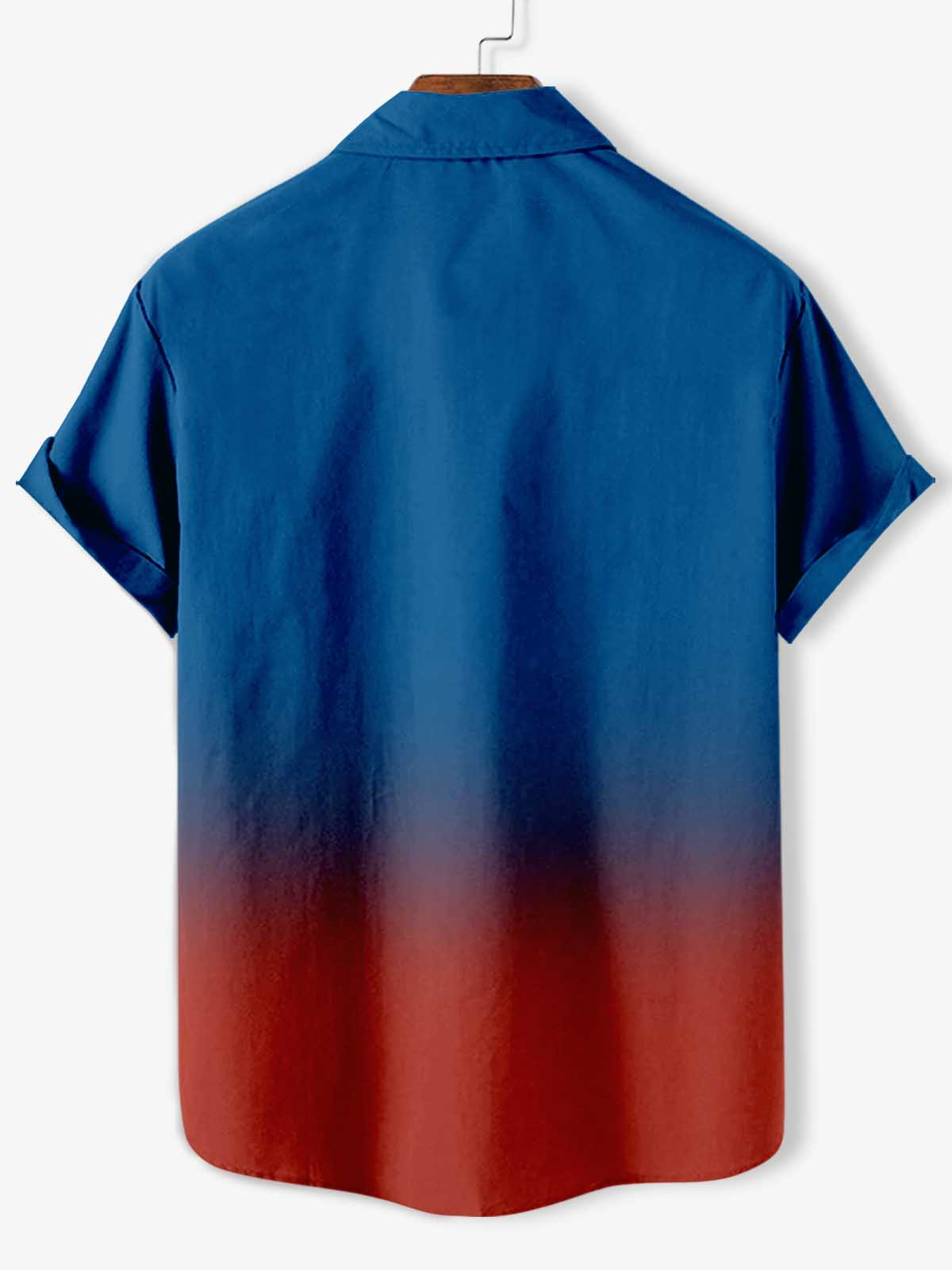 Men's Patriotic Short Sleeve Shirt