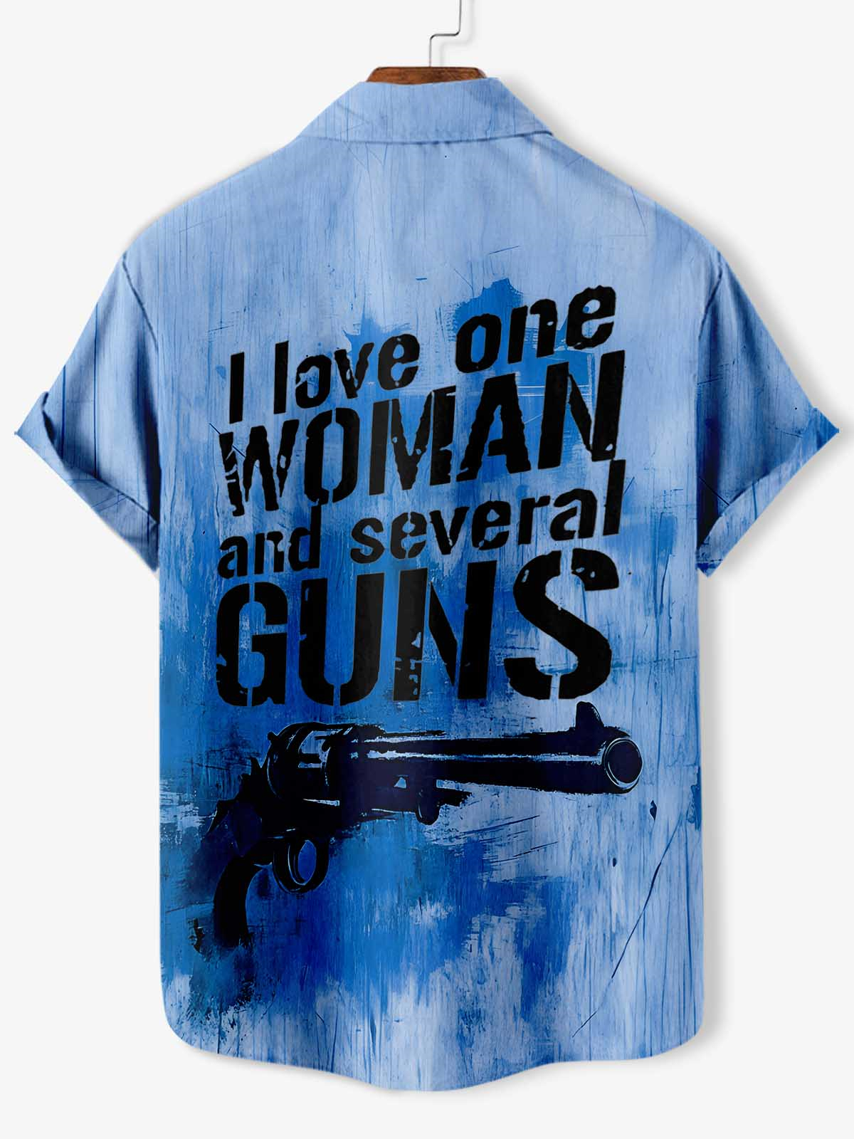 Men's Slogan Short Sleeve Shirt