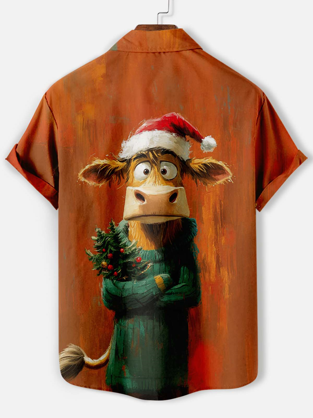 Men's Fun Cartoon Graphic Short Sleeve Shirt