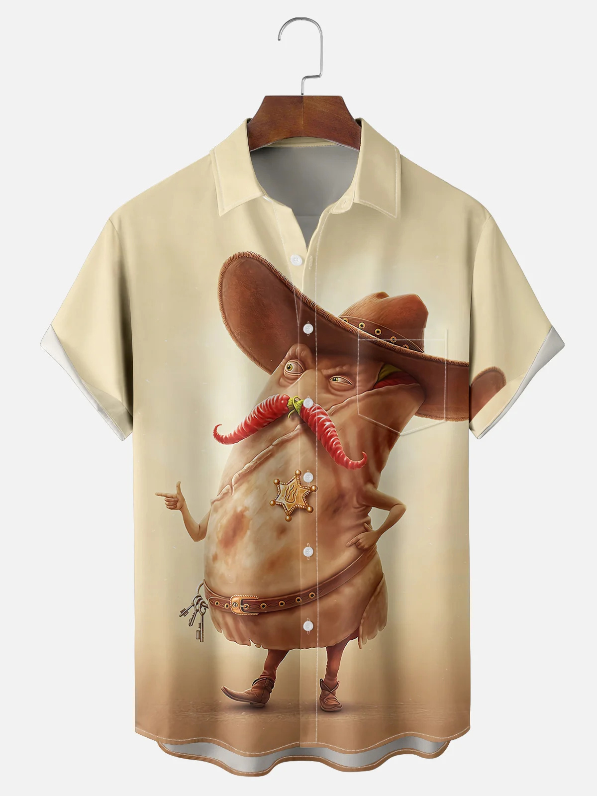 Men's Funny Graphic Short Sleeve Shirt
