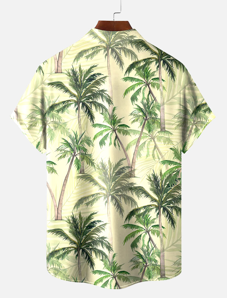 Men's Short Refreshing elegant hawaii Sleeve Shirt 