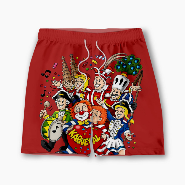 [Copy]Men's Casual Retro Cartoon Anime Woody Woody Graphic Beach Shorts