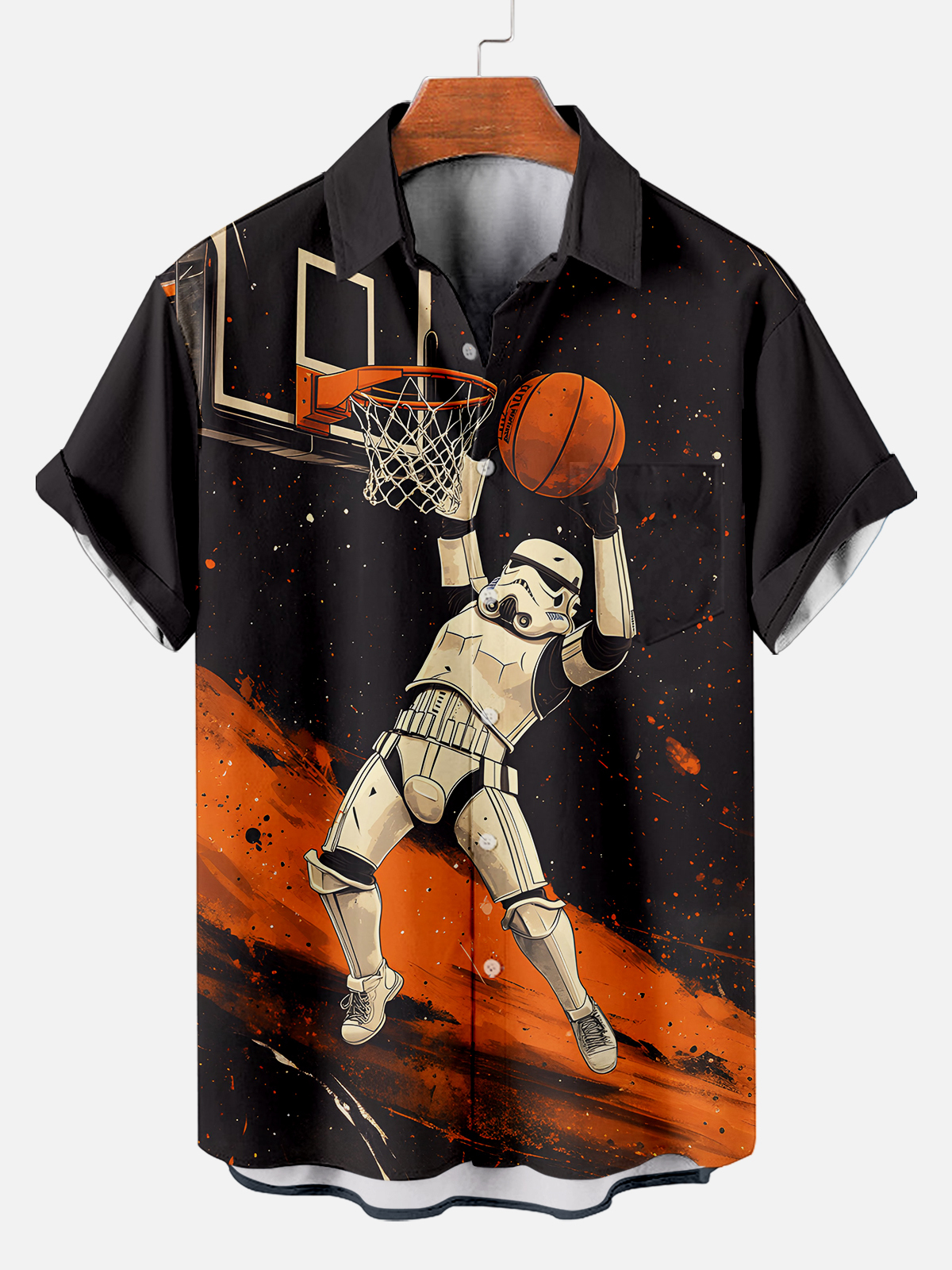 Men's Classic Movie Graphic Short Sleeve Shirt