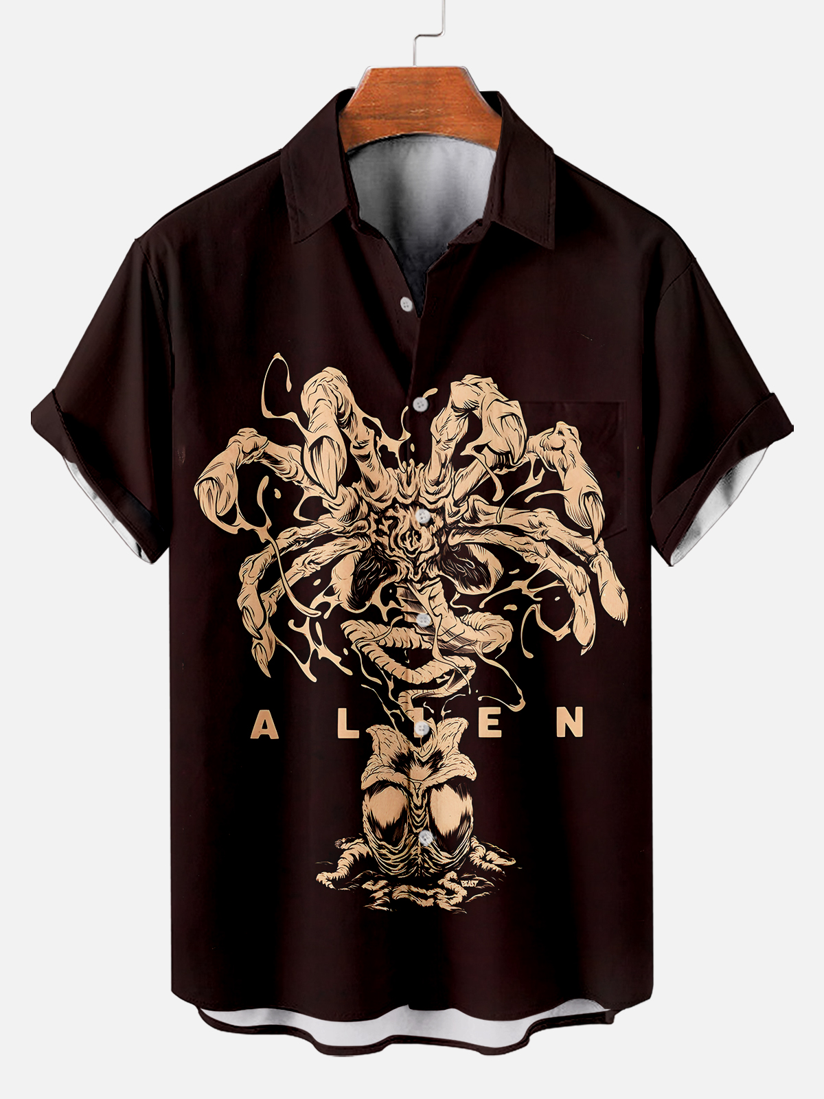 Men's Classic Movie Graphic Short Sleeve Shirt