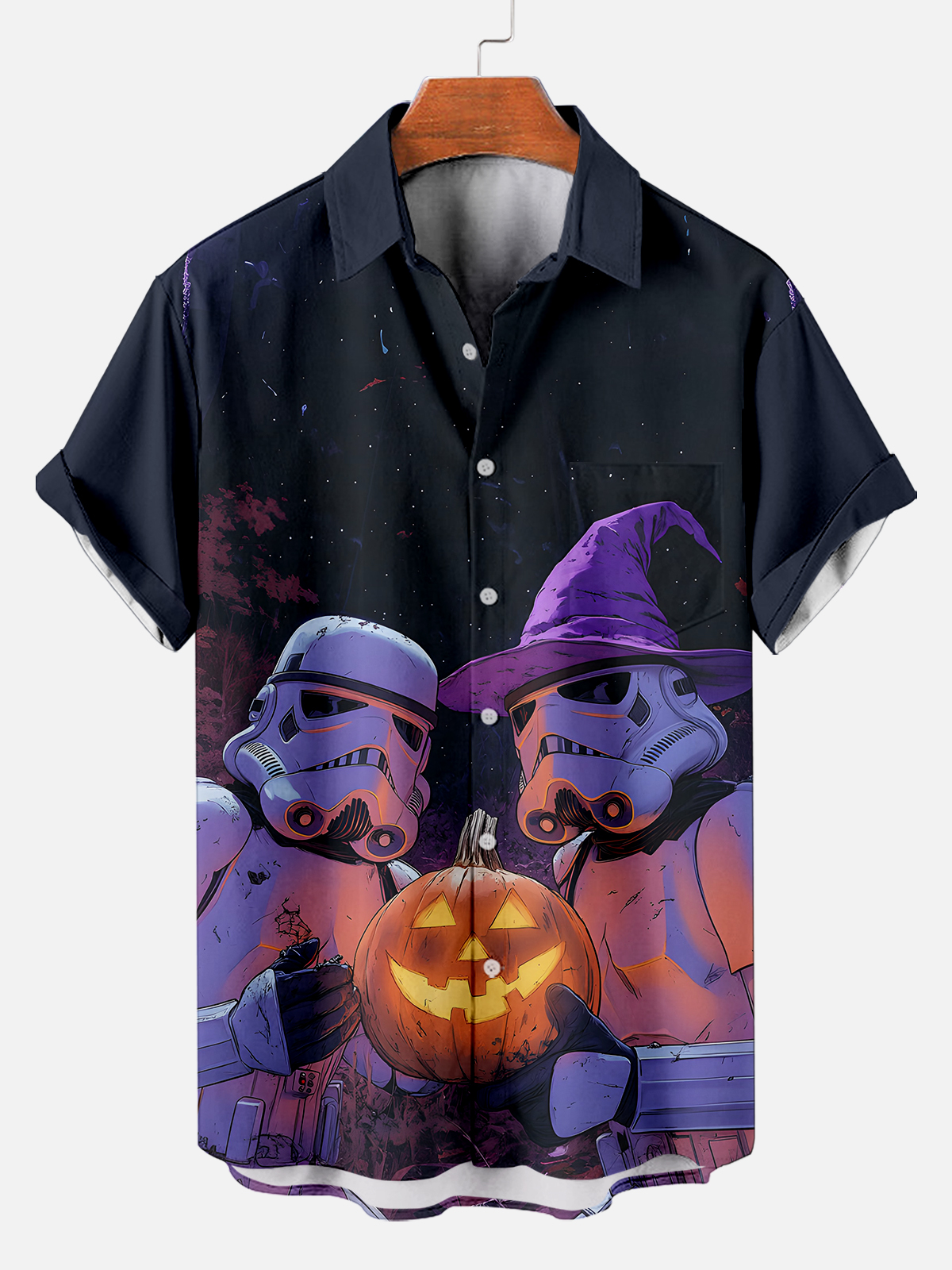 Men's Classic Movie Graphic Short Sleeve Shirt